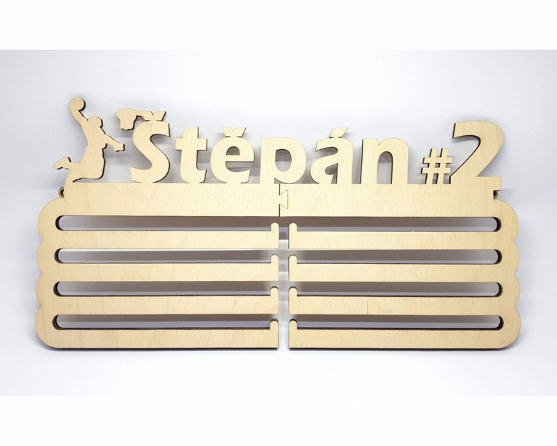 Věšák na medaile - Basketball